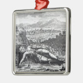 Ornement En Métal Gulliver a capturé par les Lilliputians (Gauche)