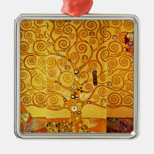 Ornement En Métal Gustav Klimt Arbre de Vie : Symboliste Art Nouveau