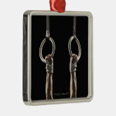 Ornement En Métal Gymnaste balançant des anneaux 2 (Droite)