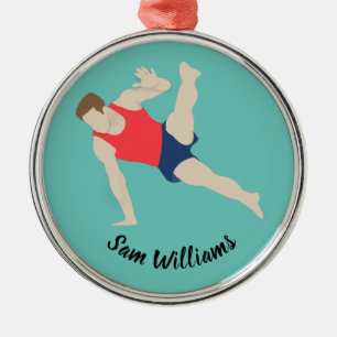 Ornement En Métal Gymnaste masculin