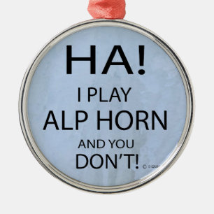 Ornement En Métal Ha Alphorn