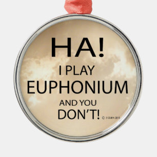 Ornement En Métal Ha Euphonium
