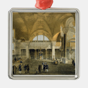 Ornement En Métal Haghia Sophia, plat 9 : la nouvelle galerie