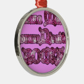 Ornement En Métal Hakuna Matata Communication ROCKS Art Print (Droite)