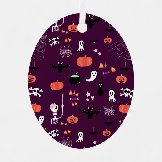 Ornement En Métal Halloween (Recto)