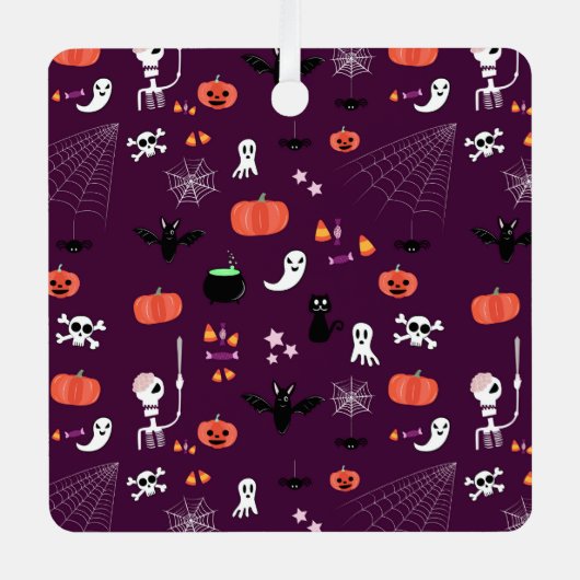 Ornement En Métal Halloween (Recto)