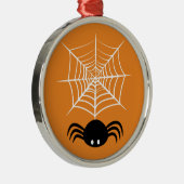 Ornement En Métal Halloween Spider Web (Droite)