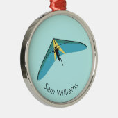Ornement En Métal Hang Gliding (Droite)
