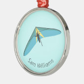 Ornement En Métal Hang Gliding (Gauche)