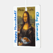 Ornement En Métal Hanoukka heureuse de Mona Latke (Avant gauche)