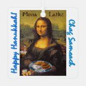 Ornement En Métal Hanoukka heureuse de Mona Latke (Verso)