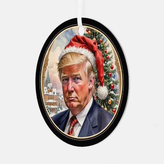 Ornement En Métal Have a Maganificent Christmas Trump MAGA Holiday (Avant gauche)