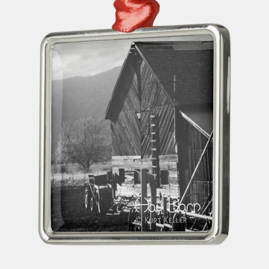 Ornement En Métal Hay Barn (Gauche)