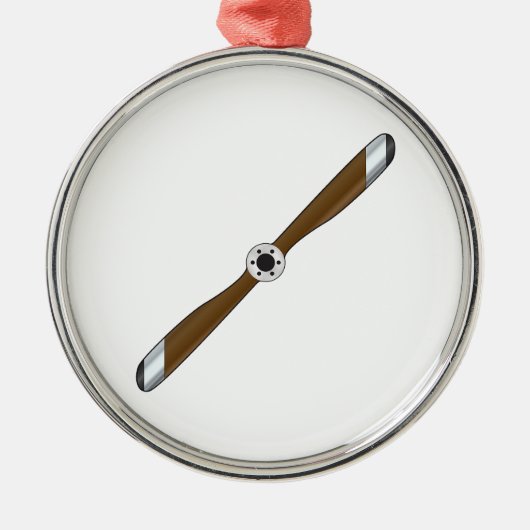 Ornement En Métal Hélice d'avion (Devant)