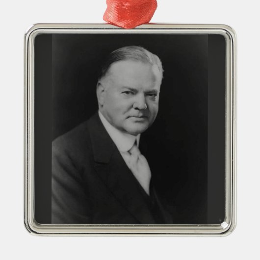 Ornement En Métal Herbert Hoover 31e Président (Devant)