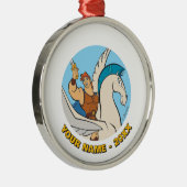 Ornement En Métal Hercules Riding Pegasus Metal Ornament (Droite)