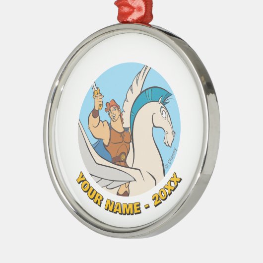 Ornement En Métal Hercules Riding Pegasus Metal Ornament (Gauche)