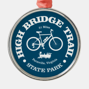 Ornement En Métal High Bridge Trail (cyclisme)