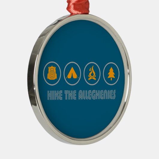 Ornement En Métal Hike The Allegheny Mountains (Droite)