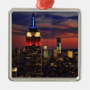 Ornement En Métal Hommage À La Lumière Le 11 Septembre, World Trade 