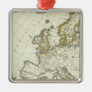 Ornement En Métal Hommes riches du nord vers le bas à XIIth de