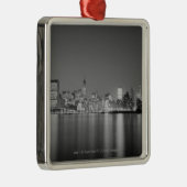 Ornement En Métal Horizon de ville la nuit (Droite)