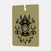 Ornement En Métal Horloge allemande Noël (Avant gauche)