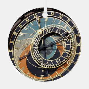 Ornement En Métal Horloge Astronomique à Prague
