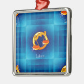 Ornement En Métal horoscope de libra (Gauche)