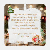 Ornement En Métal Hot Cocoa and Sugar Cookies | Christmas (Verso)