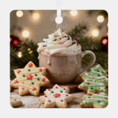 Ornement En Métal Hot Cocoa and Sugar Cookies | Christmas (Recto)