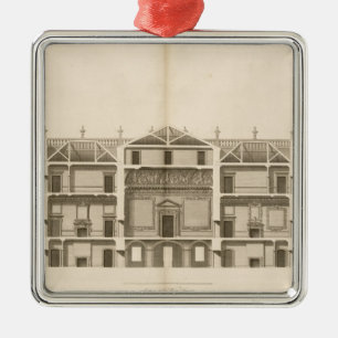 Ornement En Métal Houghton Hall : section de l'avant occidental,