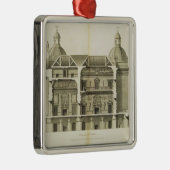 Ornement En Métal Houghton Hall : section transversale du Hall et du (Droite)