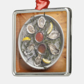 Ornement En Métal Huîtres crues disposées (Gauche)