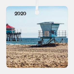 Ornement En Métal Huntington Beach, Californie,