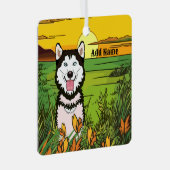 Ornement En Métal Husky (Avant droite)