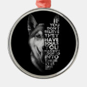 Ornement En Métal Husky If You Don't (Devant)