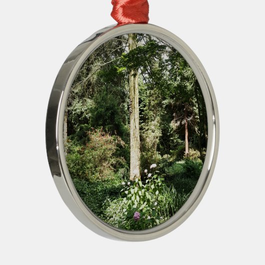 Ornement En Métal Hydrangea Wood Trees (Droite)