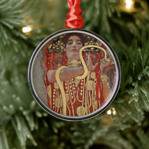 Ornement En Métal Hygieia par Gustav Klimt, Art Nouveau ancien