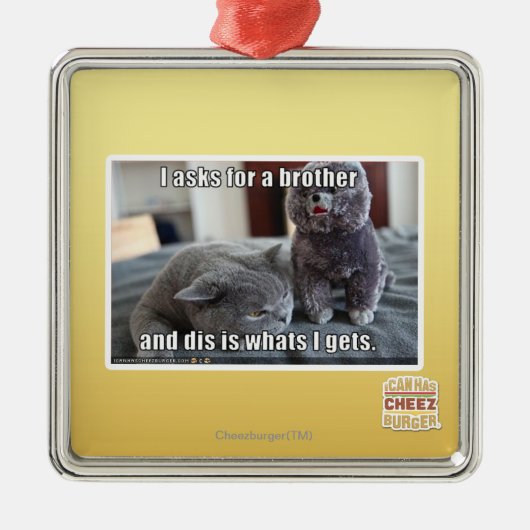 Ornement En Métal I demande un frère (Devant)