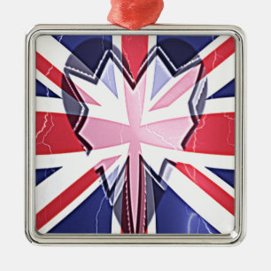 Ornement En Métal I Love UK