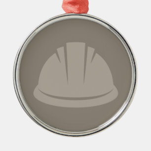 Ornement En Métal Icône de Casquette de construction Casquette dur 