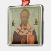 Ornement En Métal Icône de Saint-Nicolas (Gauche)