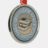 Ornement En Métal I'd rather be reading (Droite)