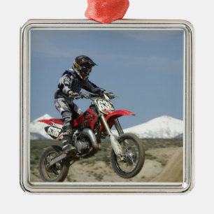 Ornement En Métal Idaho, course de motocross, course de moto