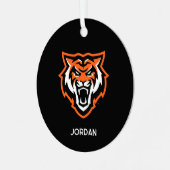 Ornement En Métal Idaho State University Bengals Spirit Design (Avant gauche)