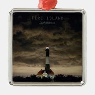 Ornement En Métal Île NY. du feu