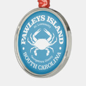 Ornement En Métal Île Pawleys (crabe) (Gauche)