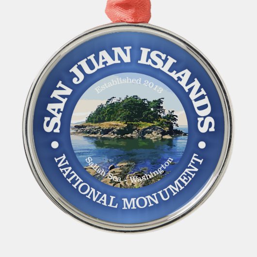Ornement En Métal Îles San Juan (NM) (Devant)