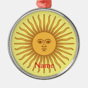 Ornement En Métal Illustration de l'art face soleil Thunder_Cove